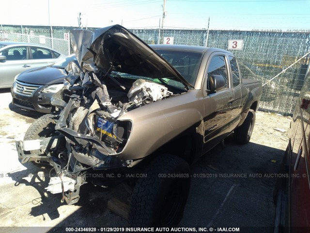 5TFTX4CN3DX035037 - 2013 TOYOTA TACOMA ACCESS CAB ნაცრისფერი ფოტო 2