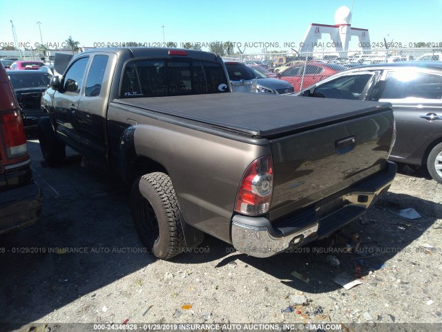 5TFTX4CN3DX035037 - 2013 TOYOTA TACOMA ACCESS CAB ნაცრისფერი ფოტო 3