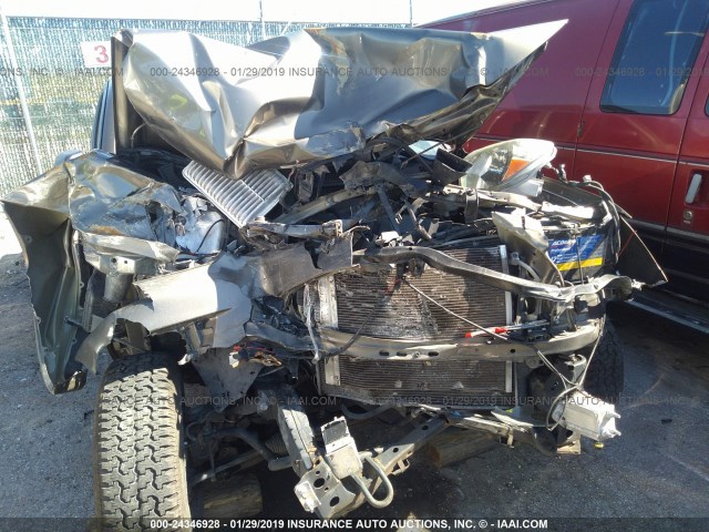 5TFTX4CN3DX035037 - 2013 TOYOTA TACOMA ACCESS CAB ნაცრისფერი ფოტო 6