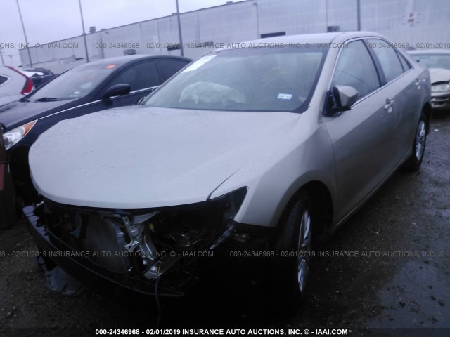 4T1BF1FK9EU858150 - 2014 TOYOTA CAMRY L/SE/LE/XLE 米色 照片 2