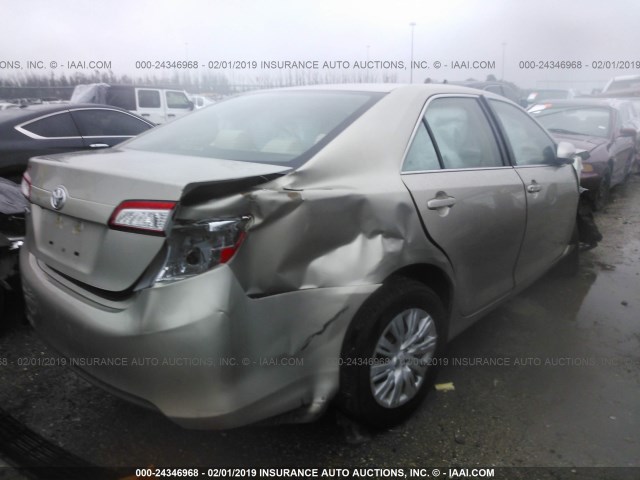 4T1BF1FK9EU858150 - 2014 TOYOTA CAMRY L/SE/LE/XLE 米色 照片 4