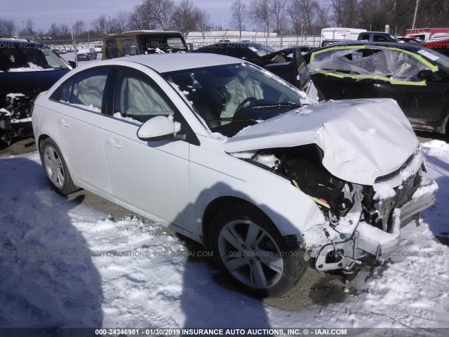 1G1P75SZXE7429043 - 2014 CHEVROLET CRUZE WHITE photo 1