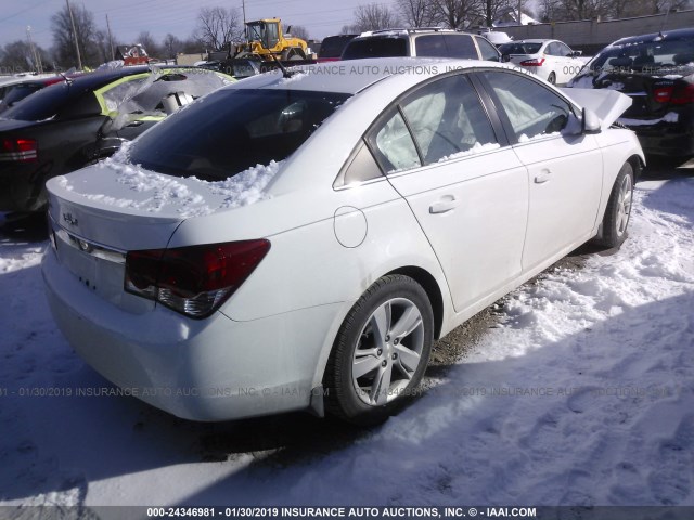 1G1P75SZXE7429043 - 2014 CHEVROLET CRUZE WHITE photo 4