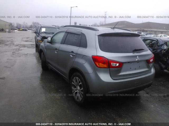 JA4AR4AW6GZ052480 - 2016 MITSUBISHI OUTLANDER SPORT SEL/GT GRAY photo 3