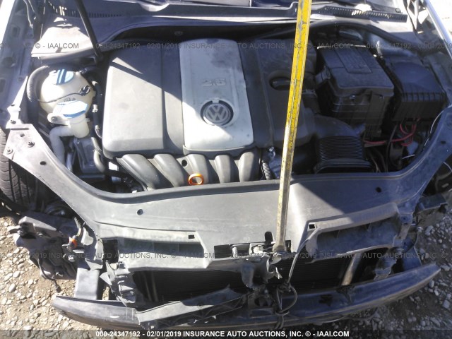 3VWEF71K37M180852 - 2007 VOLKSWAGEN JETTA WOLFSBURG GRAY photo 10