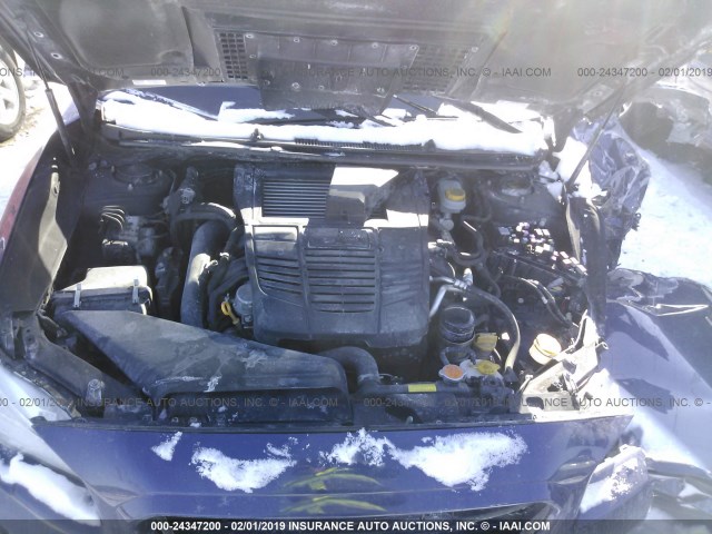 JF1VA1E64G9829316 - 2016 SUBARU WRX PREMIUM BLUE photo 10