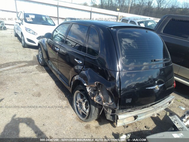 3A4FY58B96T291366 - 2006 CHRYSLER PT CRUISER TOURING BLACK photo 3