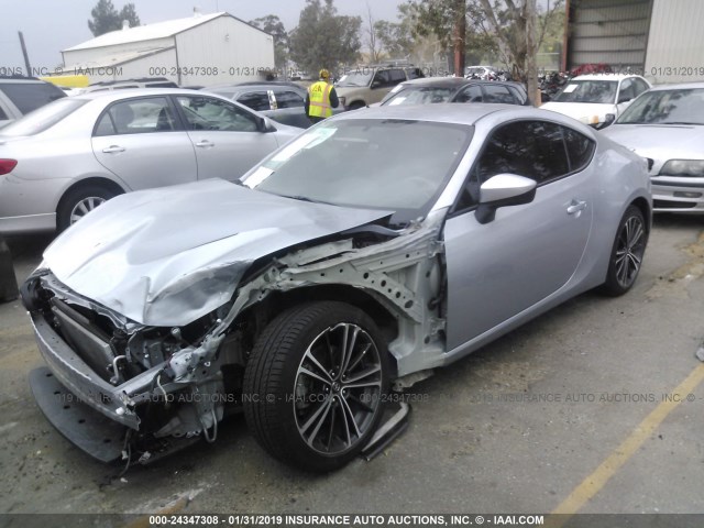 JF1ZNAA13G9707532 - 2016 TOYOTA SCION FR-S SILVER photo 2