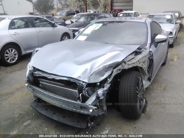 JF1ZNAA13G9707532 - 2016 TOYOTA SCION FR-S SILVER photo 6