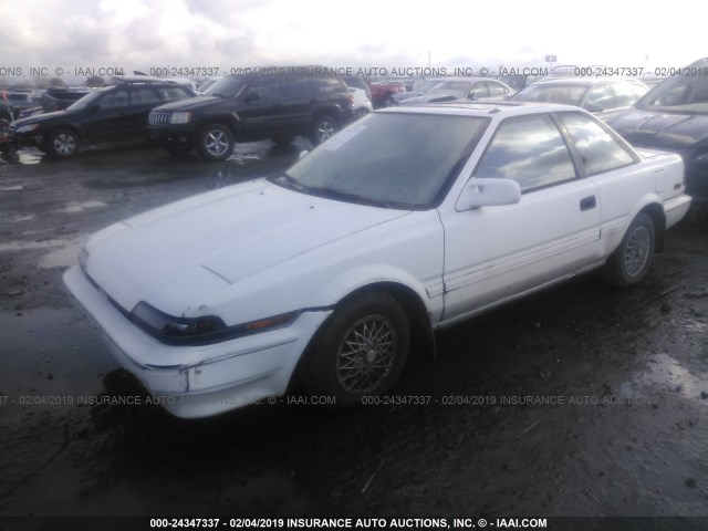 JT2AE95C8K3252862 - 1989 TOYOTA COROLLA SR5 WHITE photo 2