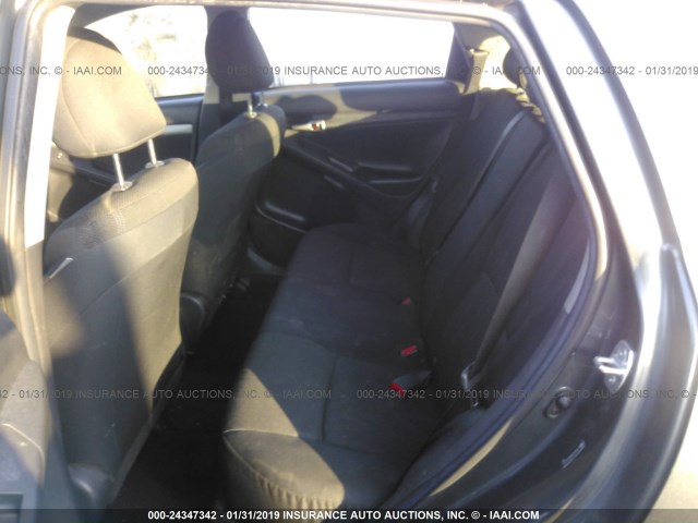 2T1KU4EE6BC563233 - 2011 TOYOTA COROLLA MATRIX  GRAY photo 8