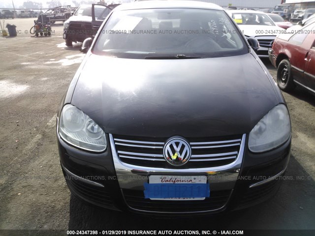 3VWRZ71K88M169260 - 2008 VOLKSWAGEN JETTA SE/SEL BLACK photo 6