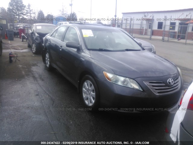 4T1BB46K09U101804 - 2009 TOYOTA CAMRY HYBRID GRAY photo 1