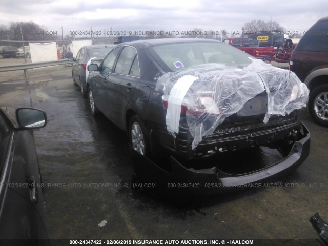 4T1BB46K09U101804 - 2009 TOYOTA CAMRY HYBRID GRAY photo 3