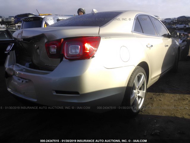 1G11J5SX5EF219722 - 2014 CHEVROLET MALIBU LTZ ოქროსფერი ფოტო 4