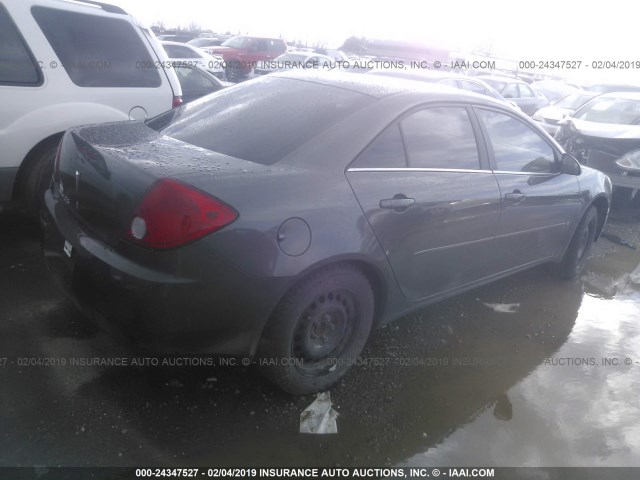 1G2ZF55B464287202 - 2006 PONTIAC G6 SE GRAY photo 4