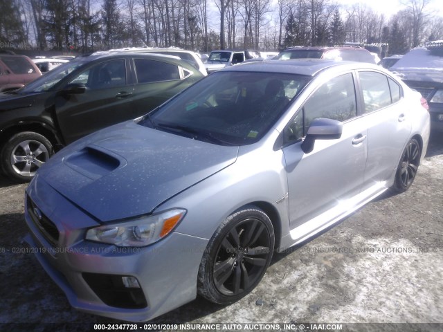 JF1VA1E66G9831536 - 2016 SUBARU WRX PREMIUM SILVER photo 2