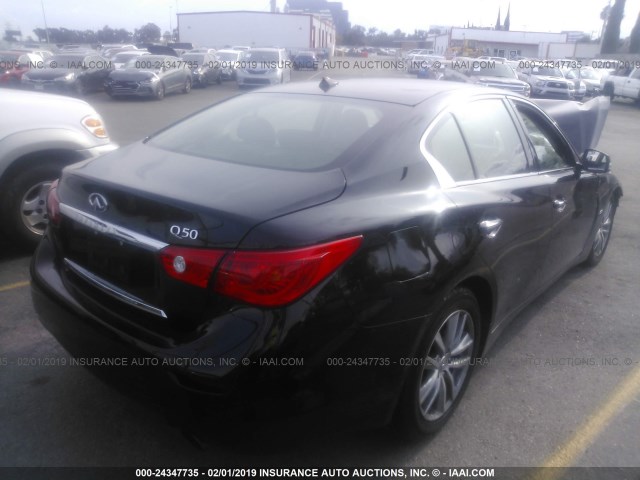 JN1EV7AP5HM736631 - 2017 INFINITI Q50 PREMIUM/SPORT/SE BLACK photo 4