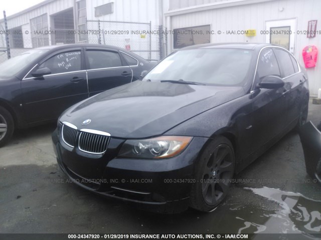 WBAVB33586KR78877 - 2006 BMW 330 I BLACK photo 2