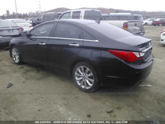 5NPEC4AC7DH688133 - 2013 HYUNDAI SONATA SE/LIMITED GRAY photo 3