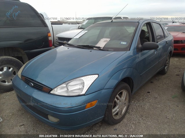 1FAFP34311W282617 - 2001 FORD FOCUS SE/SE SPORT BLUE photo 2