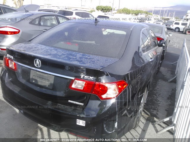 JH4CU2E88CC013382 - 2012 ACURA TSX SE BLACK photo 4