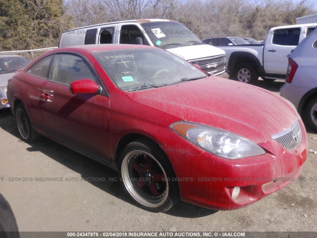 4T1CA30P64U017629 - 2004 TOYOTA CAMRY SOLARA SE/SLE RED photo 1