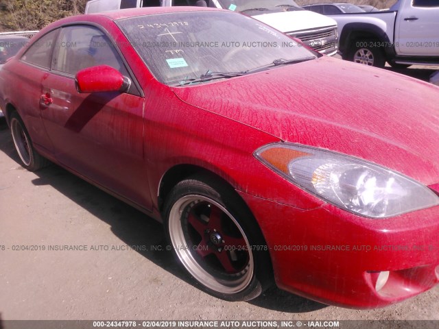 4T1CA30P64U017629 - 2004 TOYOTA CAMRY SOLARA SE/SLE RED photo 6