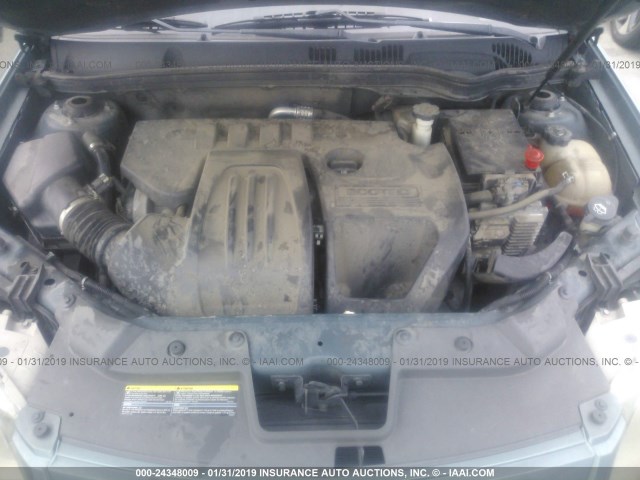 1G2AS18H497240689 - 2009 PONTIAC G5 BLUE photo 10