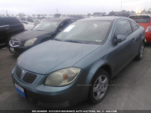 1G2AS18H497240689 - 2009 PONTIAC G5 BLUE photo 2