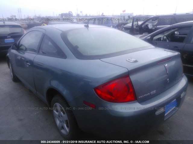 1G2AS18H497240689 - 2009 PONTIAC G5 BLUE photo 3