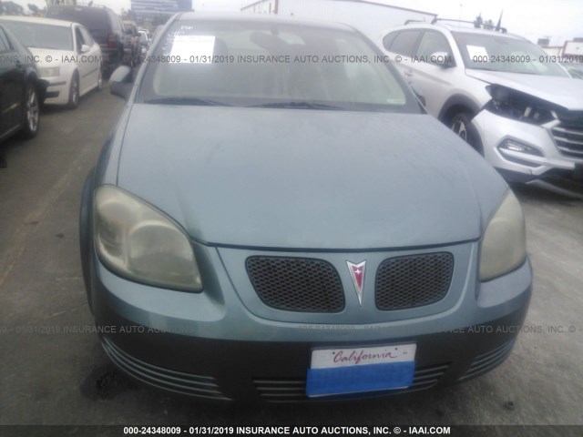 1G2AS18H497240689 - 2009 PONTIAC G5 BLUE photo 6