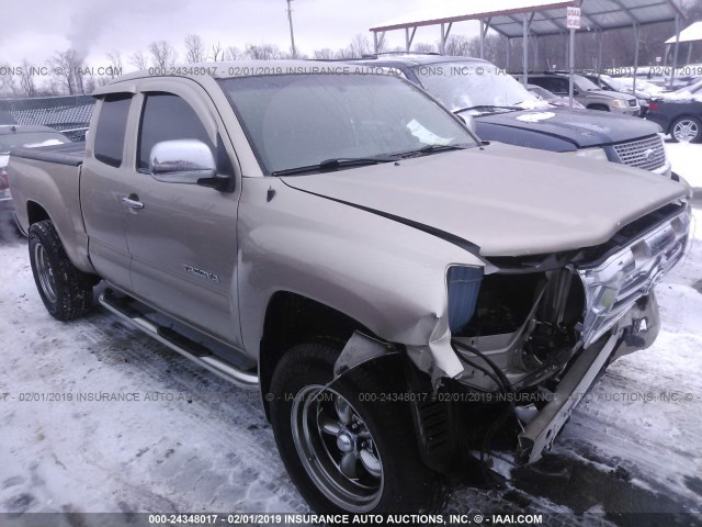 5TETX22N66Z318128 - 2006 TOYOTA TACOMA ACCESS CAB თაფლისფერი ფოტო 1