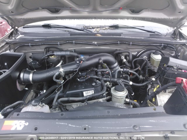 5TETX22N66Z318128 - 2006 TOYOTA TACOMA ACCESS CAB თაფლისფერი ფოტო 10