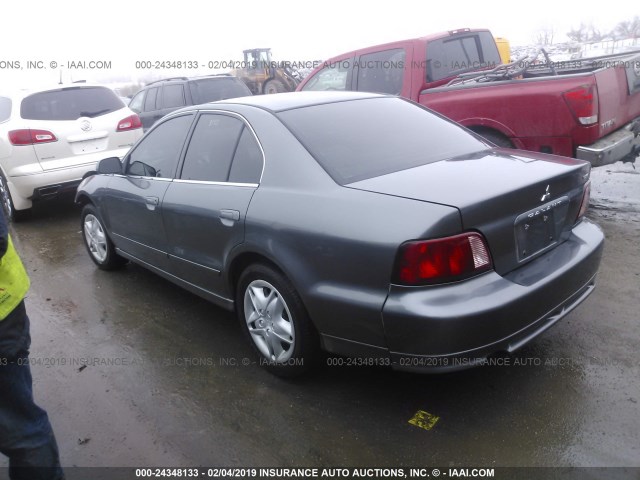 4A3AA46H23E161122 - 2003 MITSUBISHI GALANT ES/LS/GTZ GRAY photo 3