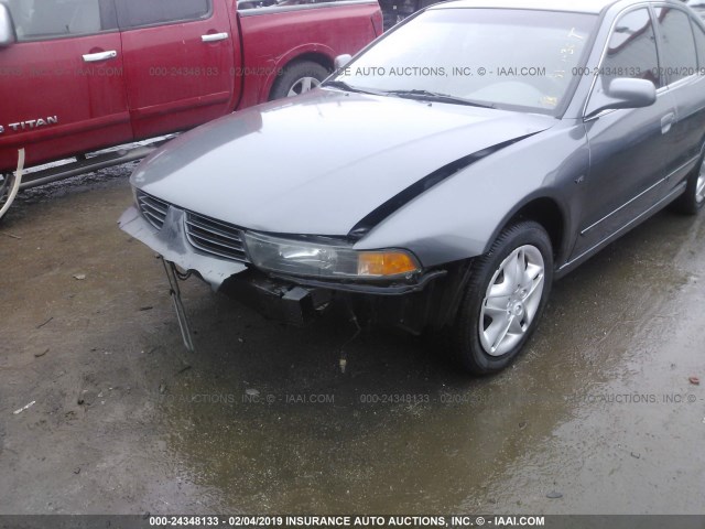 4A3AA46H23E161122 - 2003 MITSUBISHI GALANT ES/LS/GTZ GRAY photo 6