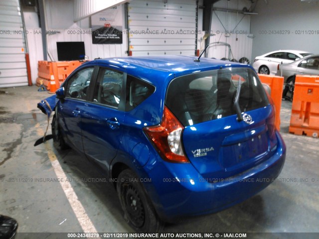 3N1CE2CP3GL377134 - 2016 NISSAN VERSA NOTE S/S PLUS/SV/SL/SR BLUE photo 3