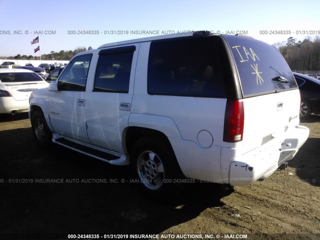 1GYEK13R7XR401593 - 1999 CADILLAC ESCALADE WHITE photo 3