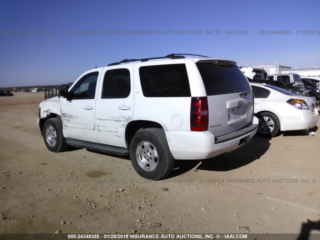 1GNSCBE04BR189312 - 2011 CHEVROLET TAHOE C1500 LT WHITE photo 3