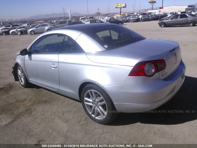 WVWFA71F79V015825 - 2009 VOLKSWAGEN EOS LUX 银色 照片 3