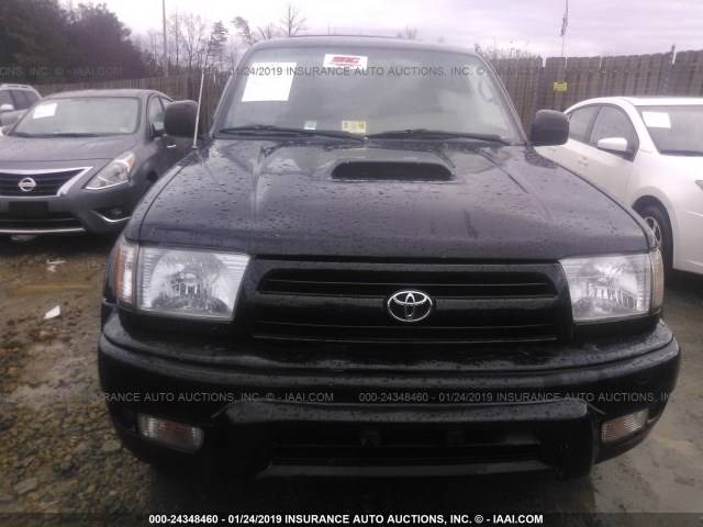 JT3HN86R010335838 - 2001 TOYOTA 4RUNNER SR5 BLACK photo 6