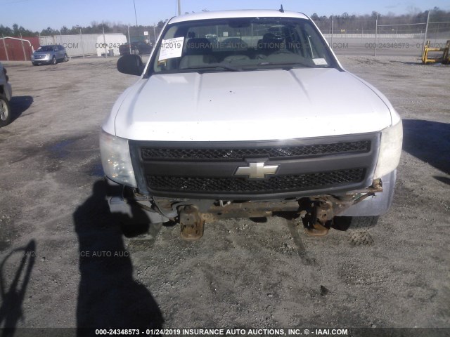 1GCEC19C27Z581099 - 2007 CHEVROLET SILVERADO C1500 WHITE photo 6