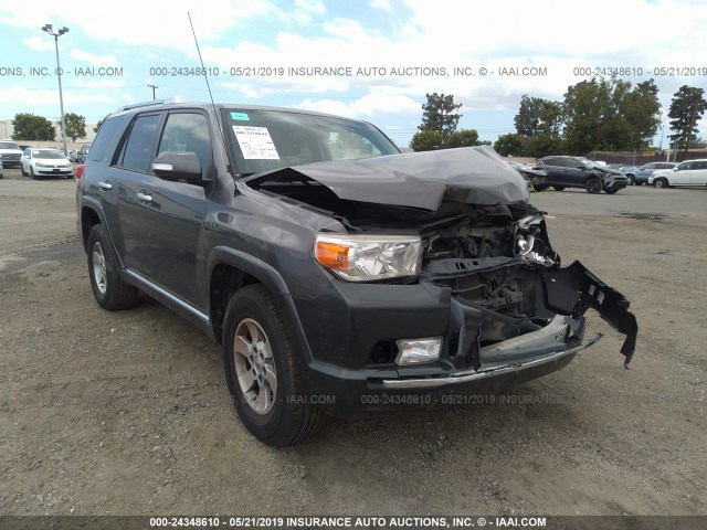 JTEZU5JR2D5053518 - 2013 TOYOTA 4RUNNER SR5/LIMITED GRAY photo 1