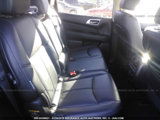 5N1DR2MN3JC662210 - 2018 NISSAN PATHFINDER S/SV/SL/PLATINUM BLACK photo 8