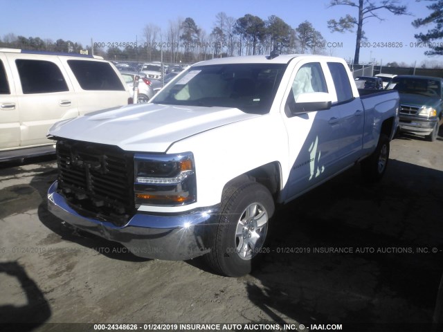 2GCRCPEC6K1132570 - 2019 CHEVROLET SILVERADO LD C1500 LT WHITE photo 2