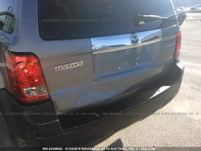 4F2CZ96198KM03868 - 2008 MAZDA TRIBUTE S GRAY photo 6