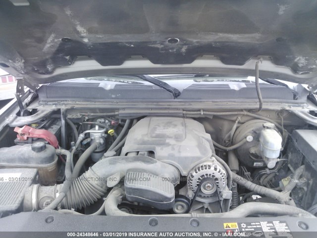 2GCEC13C471507443 - 2007 CHEVROLET SILVERADO GRAY photo 10