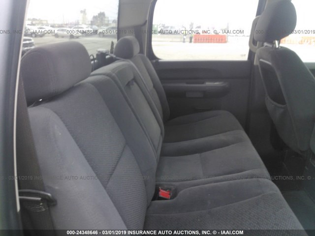 2GCEC13C471507443 - 2007 CHEVROLET SILVERADO C1500 CREW CAB GRAY photo 8