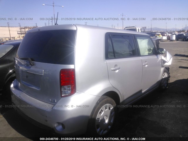 JTLZE4FE3EJ054885 - 2014 TOYOTA SCION XB 银色 照片 4