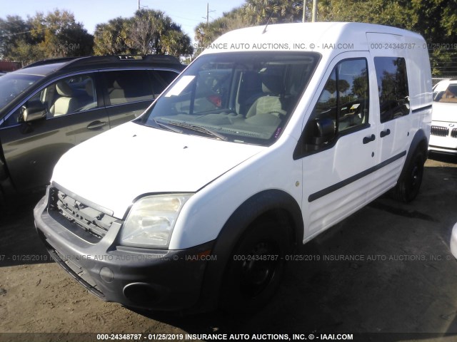 NM0LS6AN0DT152317 - 2013 FORD TRANSIT CONNECT XL WHITE photo 2